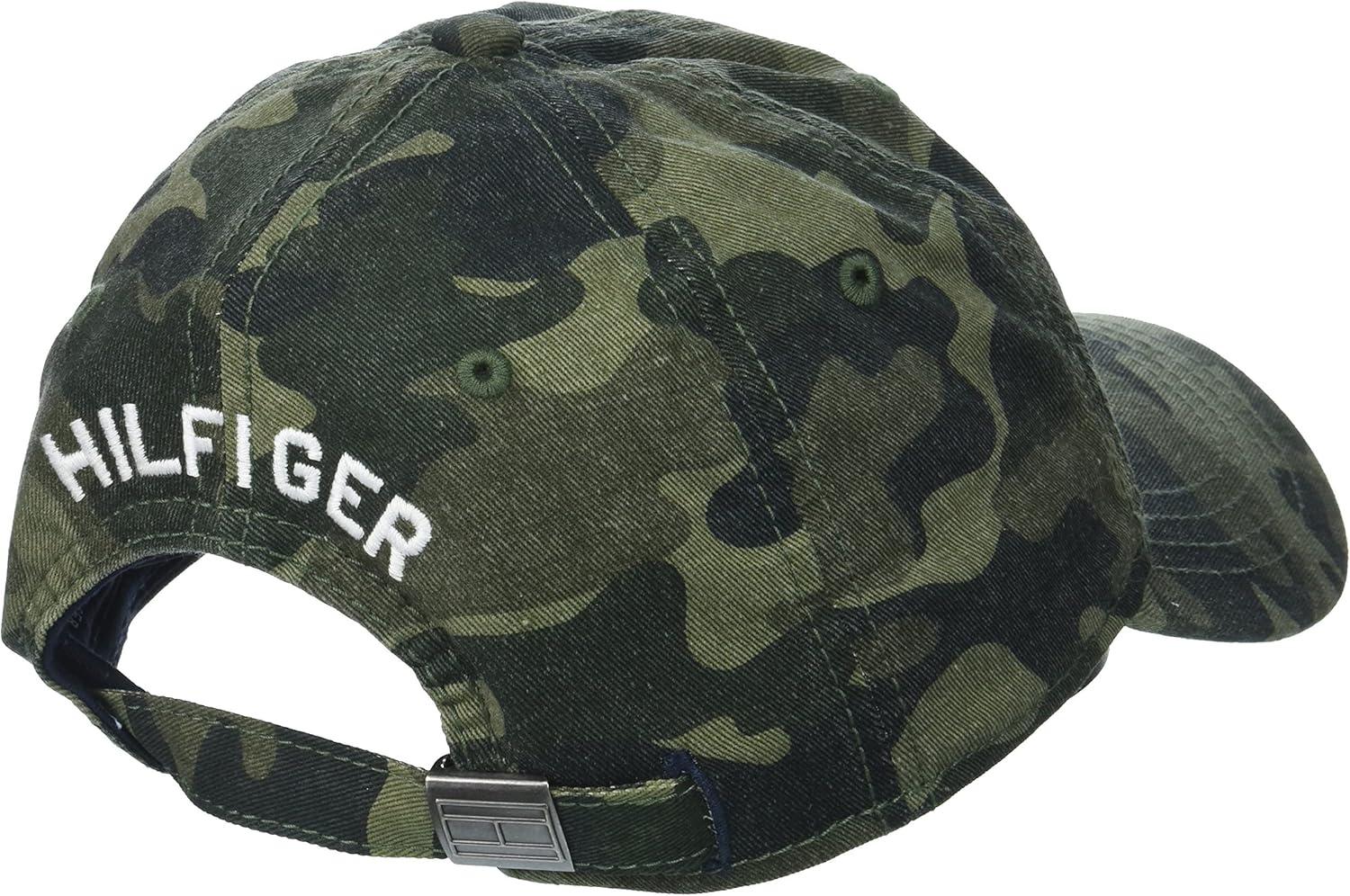 imageTommy Hilfiger Mens Cotton Billy Adjustable Flap Baseball CapCamo