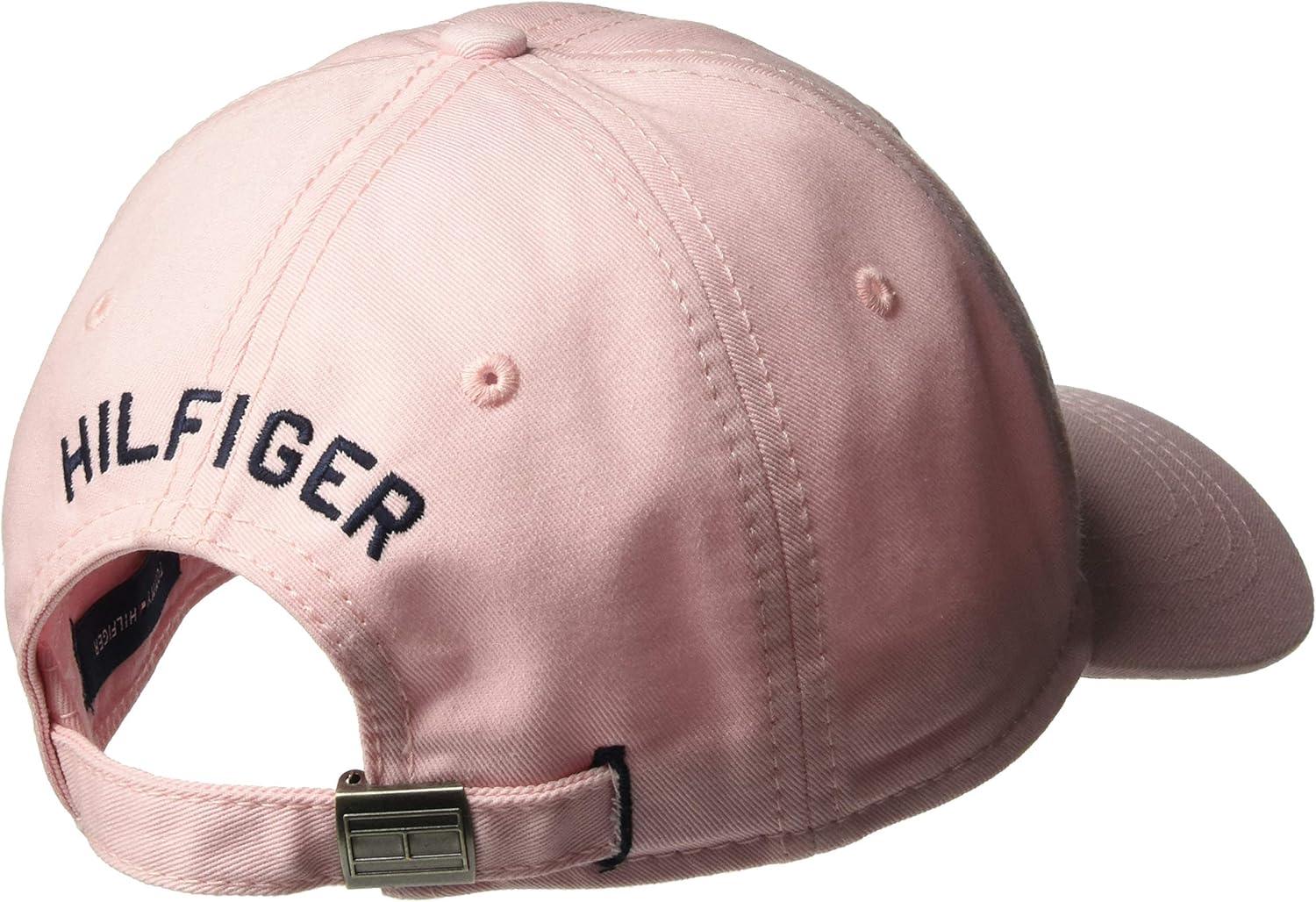 imageTommy Hilfiger Mens Cotton Billy Adjustable Flap Baseball CapCrystal Rose