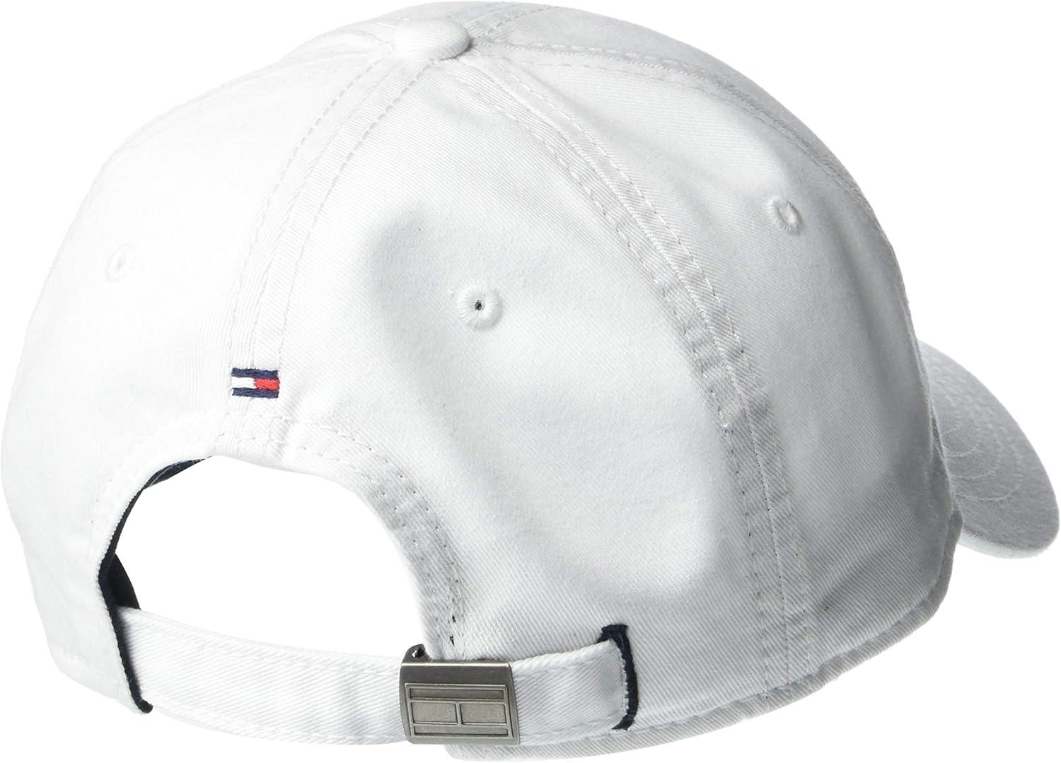 imageTommy Hilfiger Mens Cotton Ira Adjustable Baseball CapClassic White