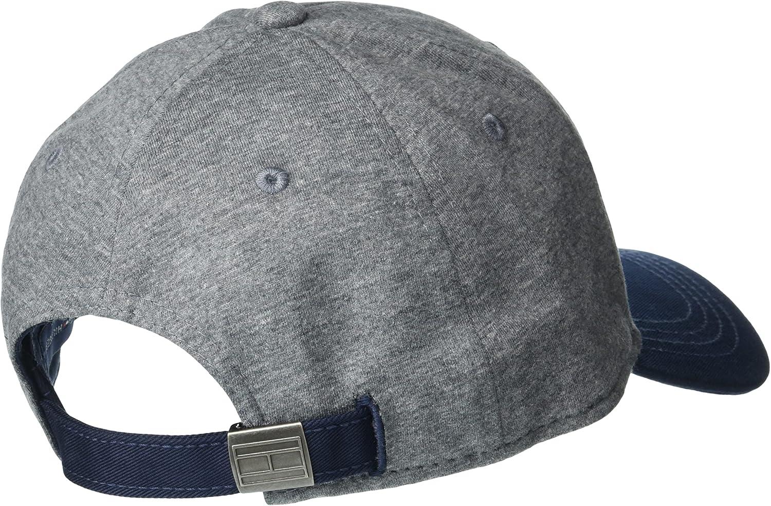 imageTommy Hilfiger Mens Cotton Logo Adjustable Baseball CapCharcoal Heather