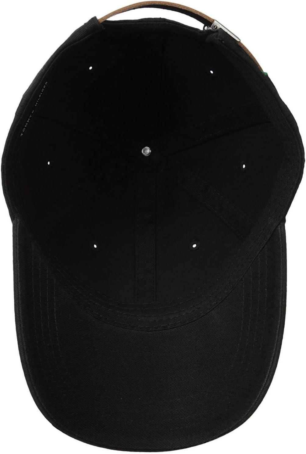imageTommy Hilfiger Mens Cotton Logo Adjustable Baseball CapTommy Black