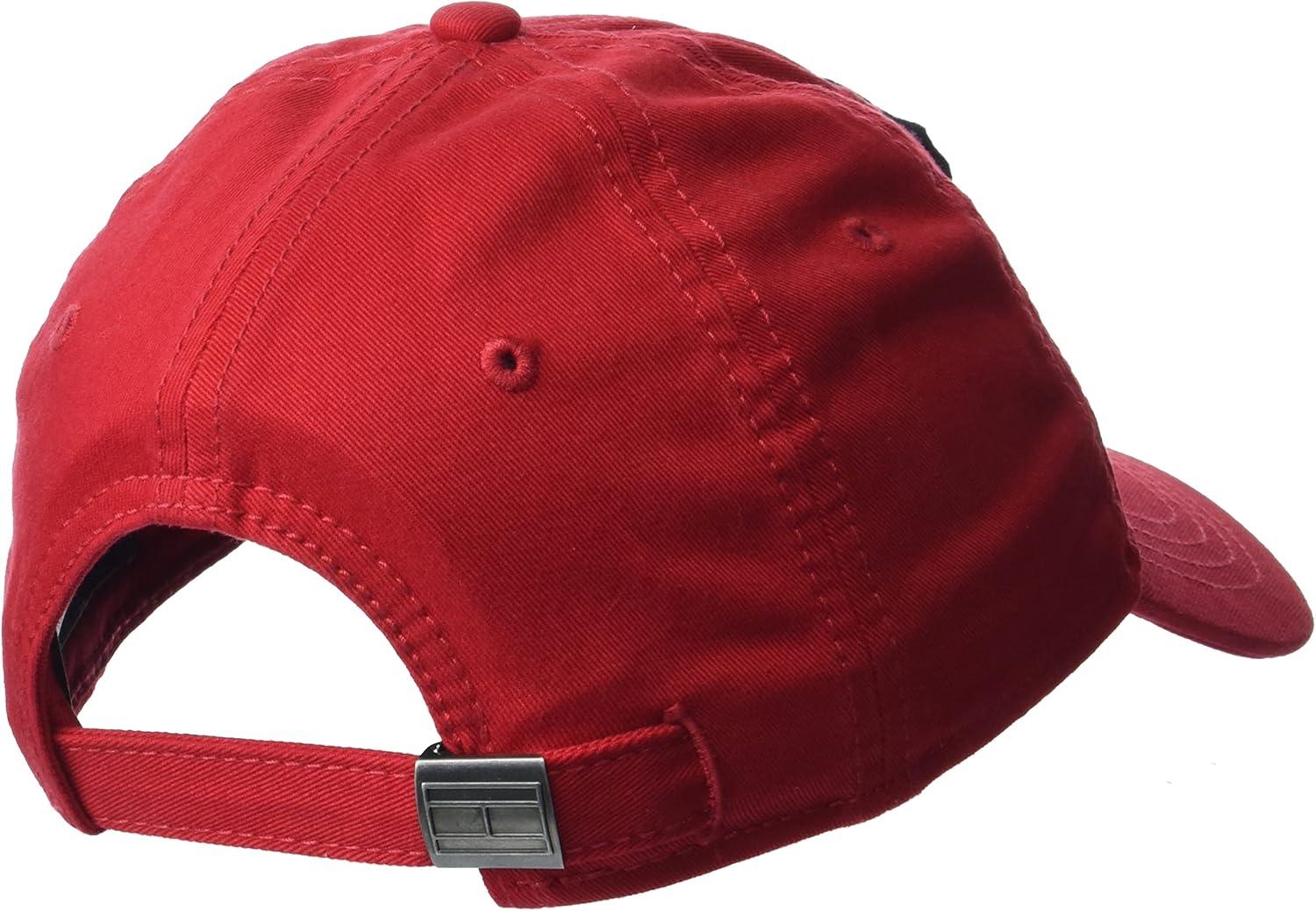 imageTommy Hilfiger Mens Cotton Tony Adjustable Baseball CapApple Red
