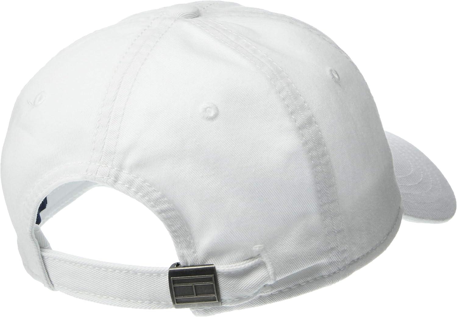 imageTommy Hilfiger Mens Cotton Tony Adjustable Baseball CapClassic White