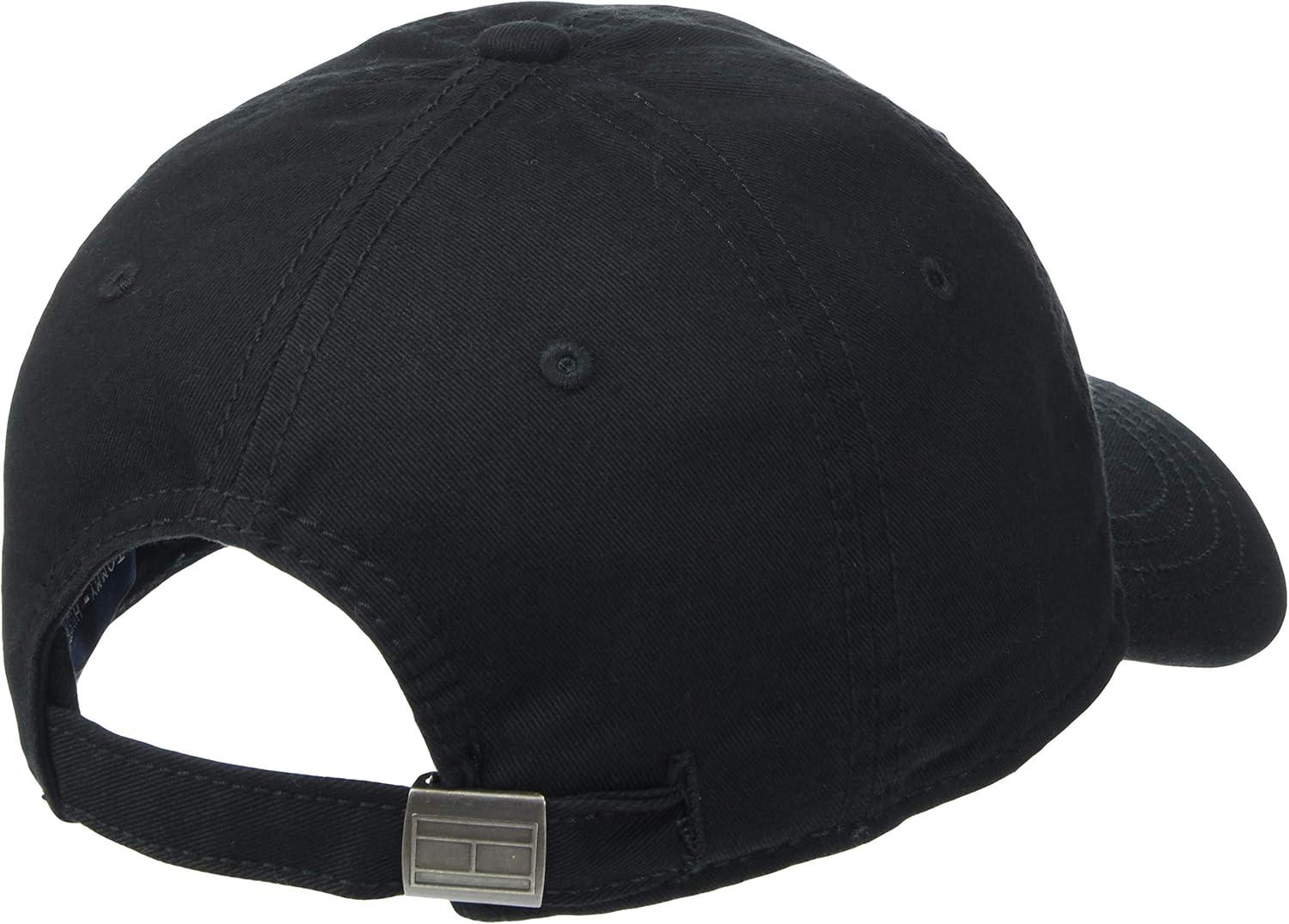 imageTommy Hilfiger Mens Cotton Tony Adjustable Baseball CapTh Deep Black