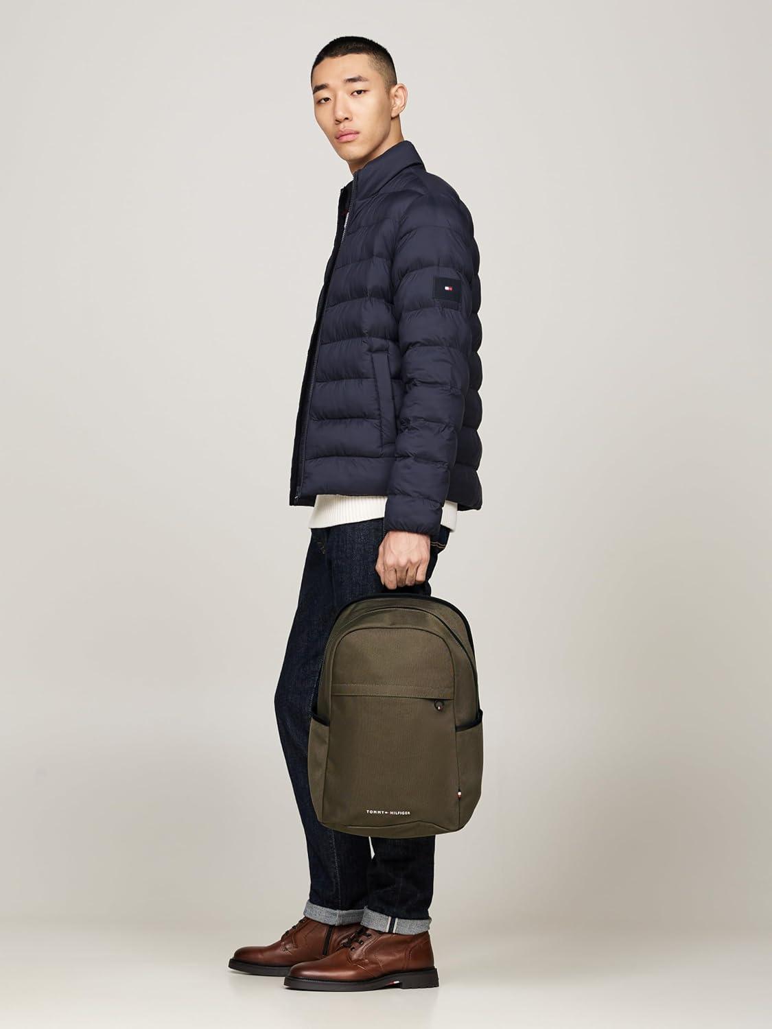 imageTommy Hilfiger Mens Element Backpack with Laptop SleeveArmy Green