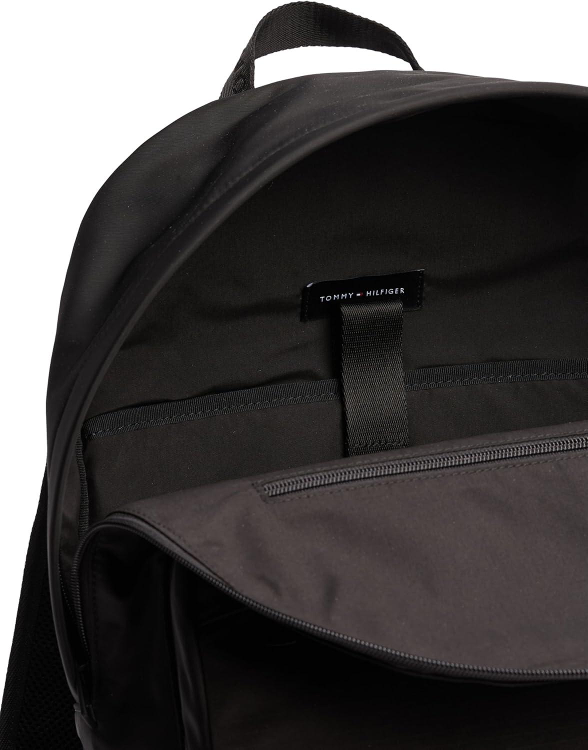 imageTommy Hilfiger Mens Element Backpack with Laptop SleeveBlack Repreve