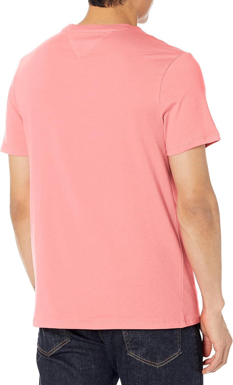 imageTommy Hilfiger Mens Essential Short Sleeve Stripe Crewneck Pocket TShirtBlossom