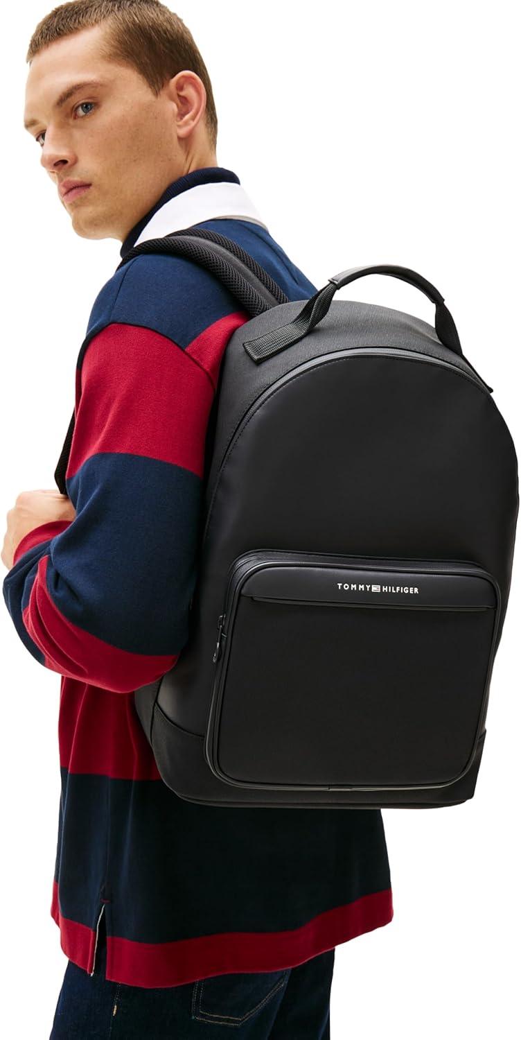 imageTommy Hilfiger Mens Foundation Backpack DARK WOODLAND One SizeBlack