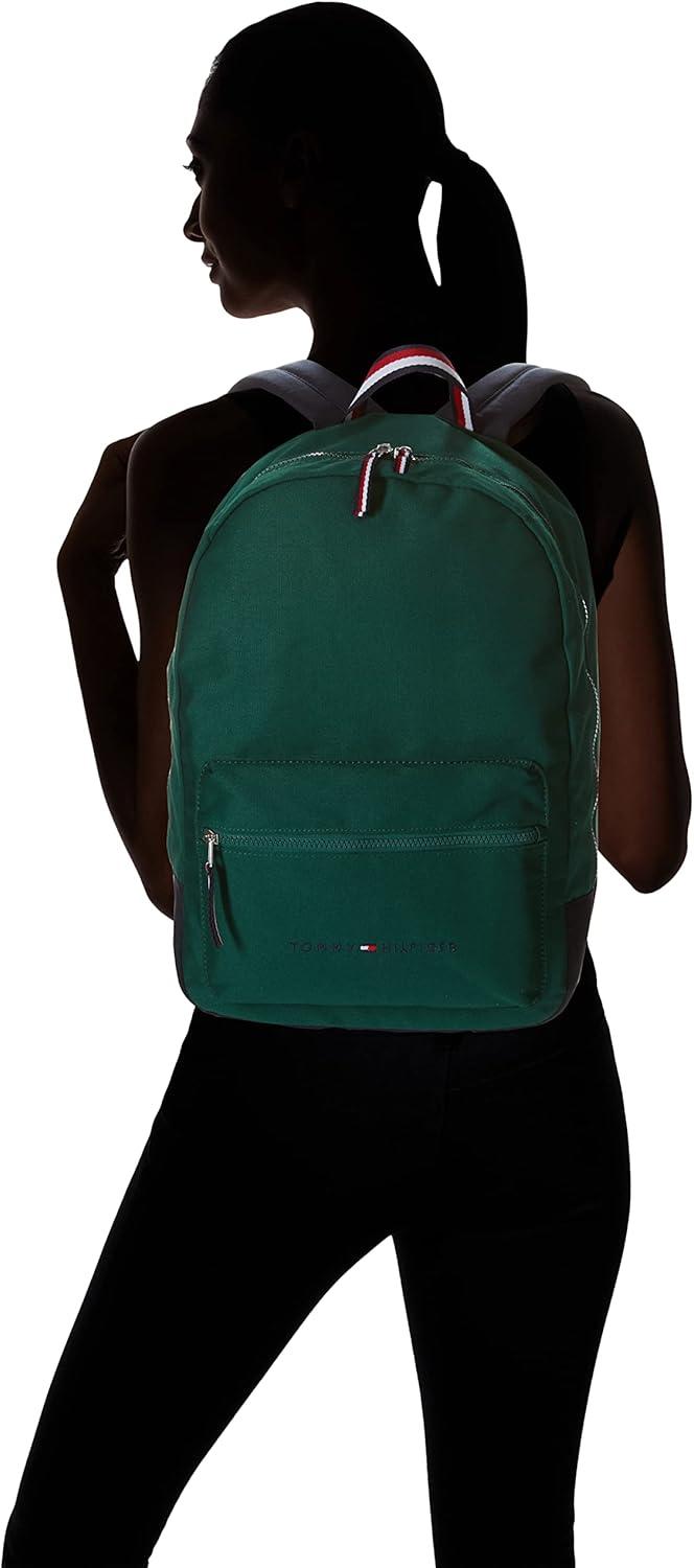 imageTommy Hilfiger Mens Jackson Canvas Backpack BlackAzure Lagoon