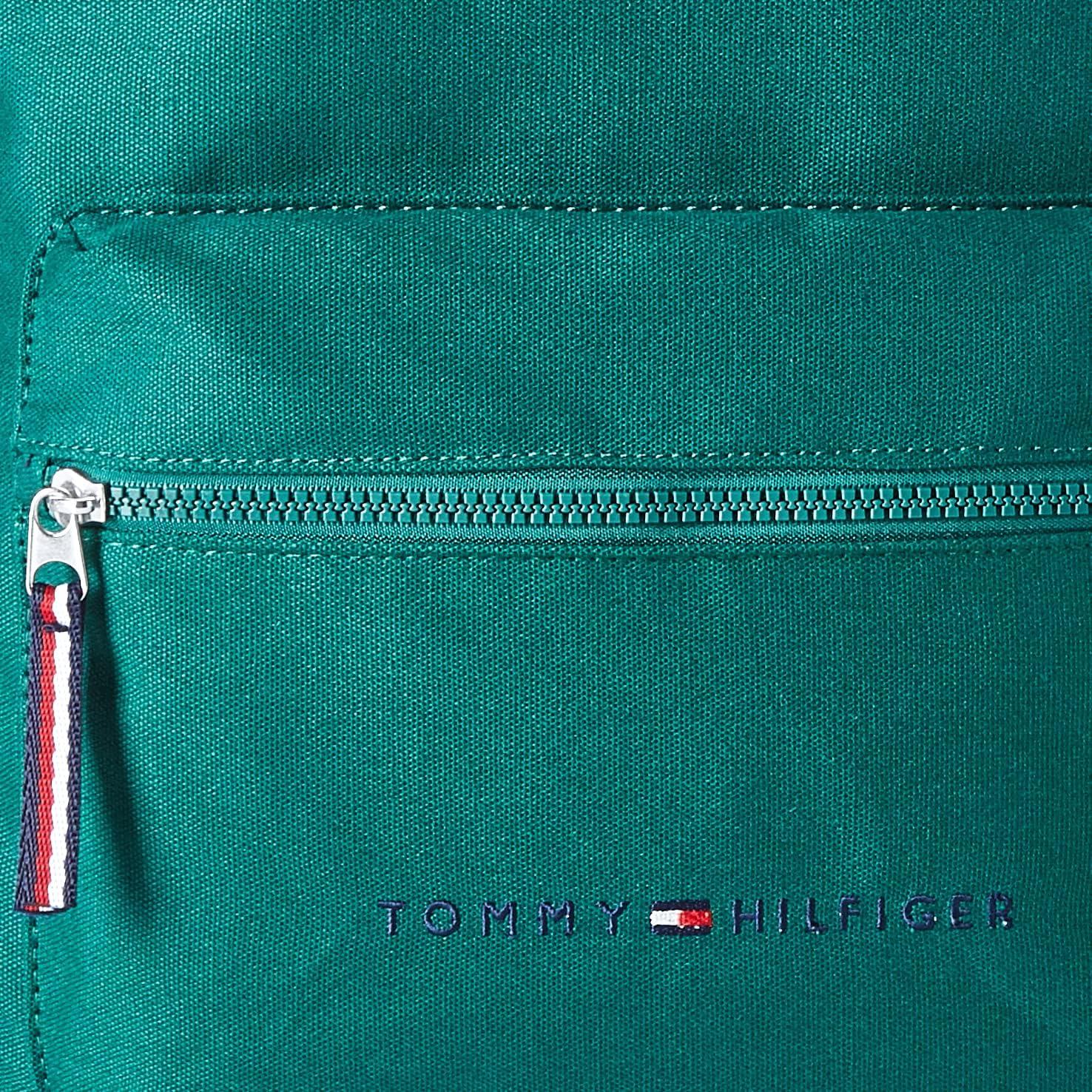 imageTommy Hilfiger Mens Jackson Canvas Backpack BlackAzure Lagoon