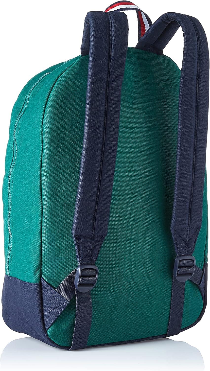 imageTommy Hilfiger Mens Jackson Canvas Backpack BlackAzure Lagoon