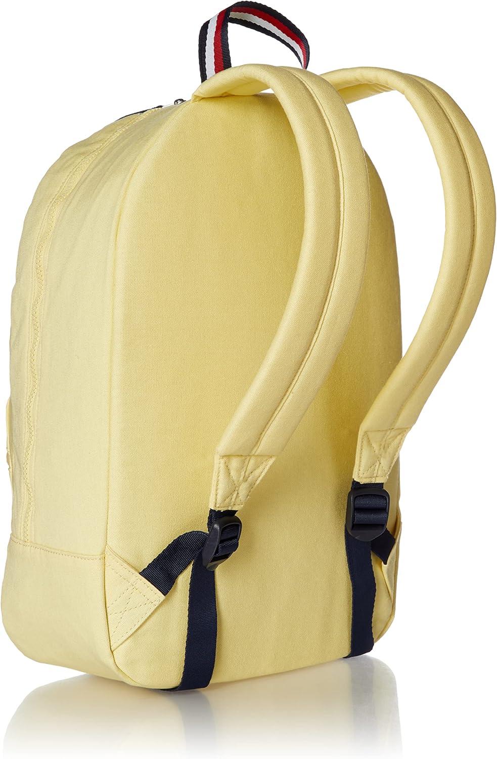 imageTommy Hilfiger Mens Jackson Canvas Backpack BlackCountry Yellow