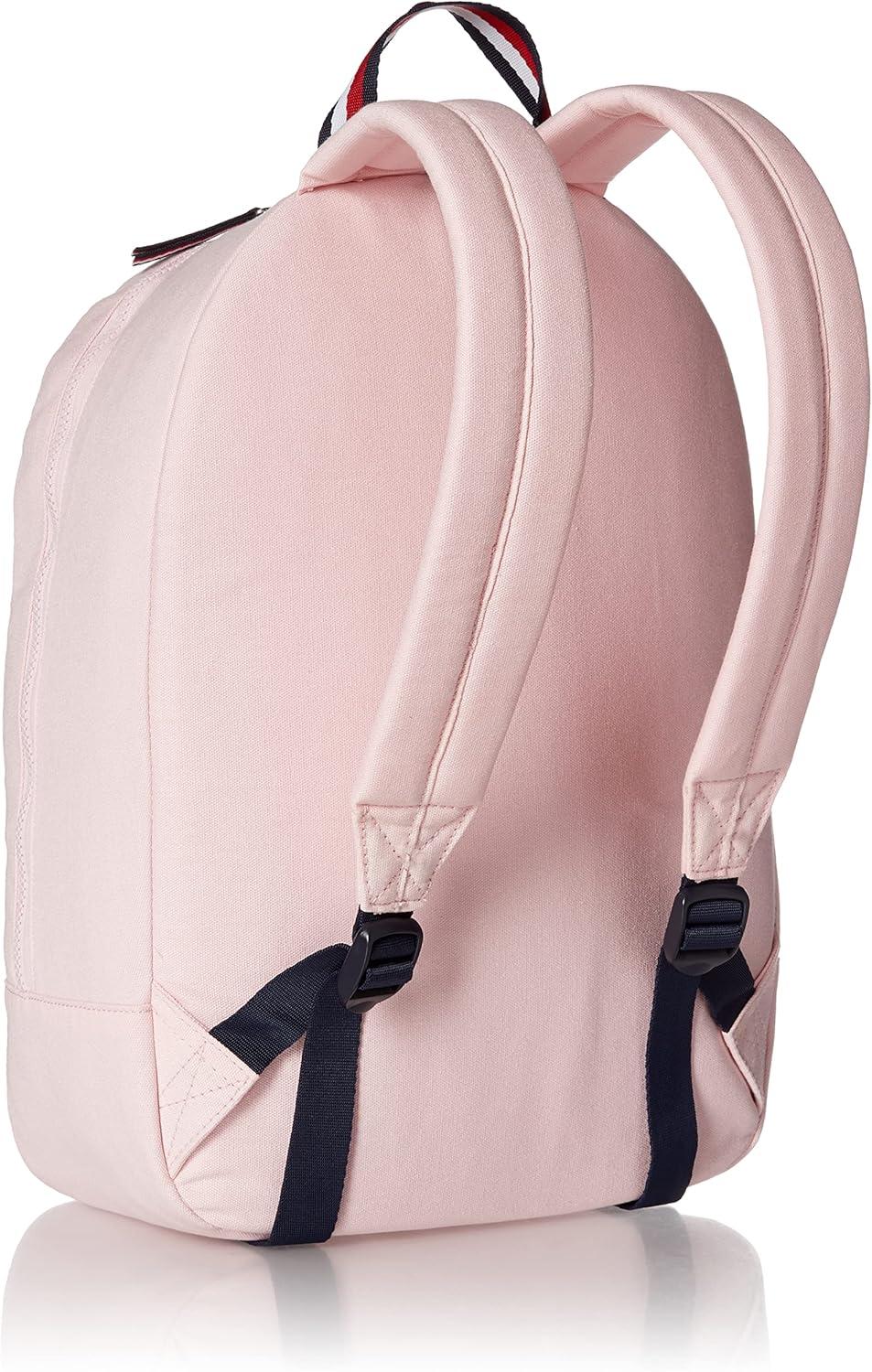 imageTommy Hilfiger Mens Jackson Canvas Backpack BlackLight Pink