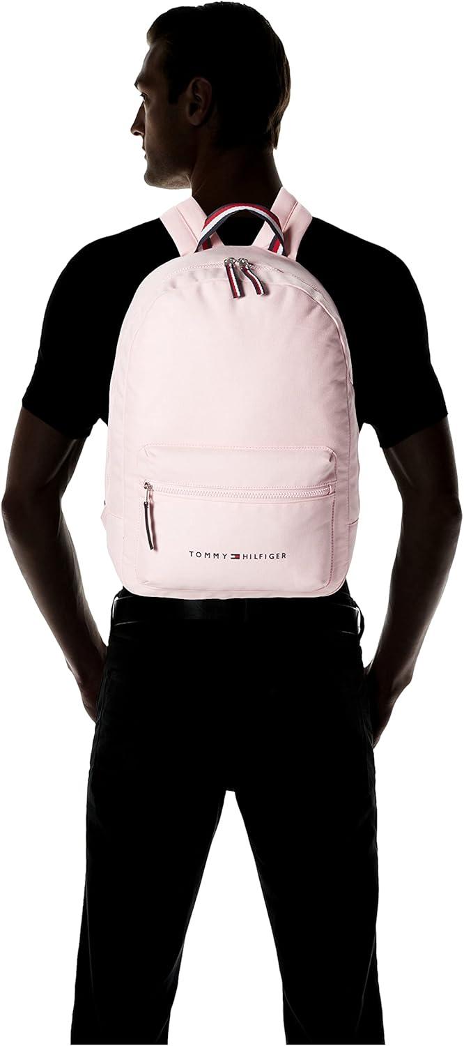 imageTommy Hilfiger Mens Jackson Canvas Backpack BlackLight Pink