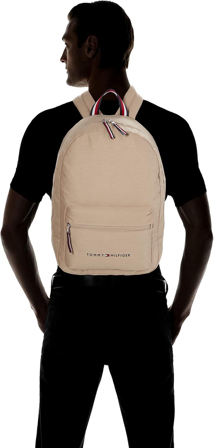 imageTommy Hilfiger Mens Jackson Canvas Backpack BlackSand Khaki