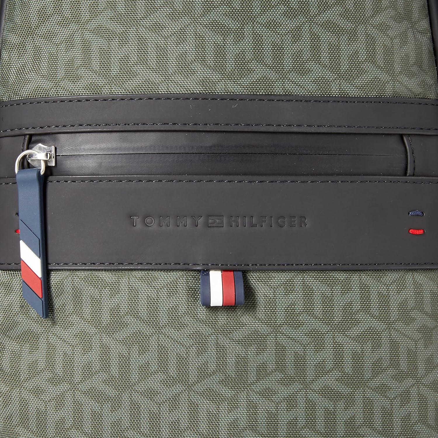 imageTommy Hilfiger Mens Leo Sling BackpackArmy GreenFaded Military