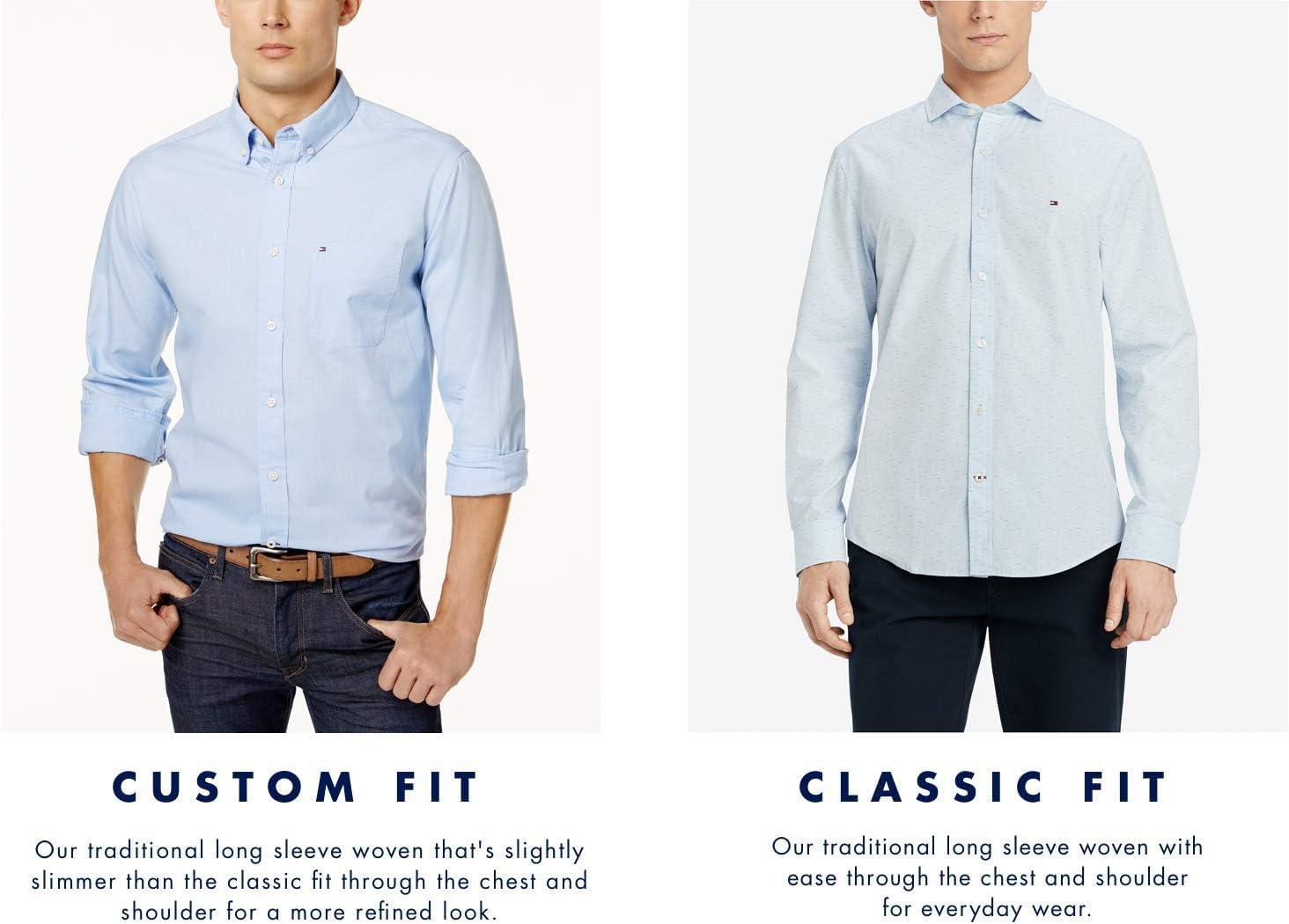 imageTommy Hilfiger Mens Long Sleeve Button Down Oxford Shirt in Regular FitCollection Blue