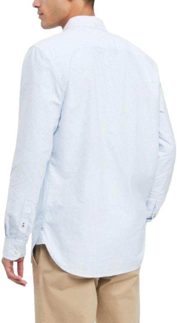 imageTommy Hilfiger Mens Long Sleeve Button Down Oxford Shirt in Regular FitCopenhagen Blue