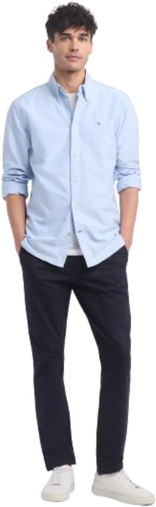 imageTommy Hilfiger Mens Long Sleeve Button Down Oxford Shirt in Regular FitProvence