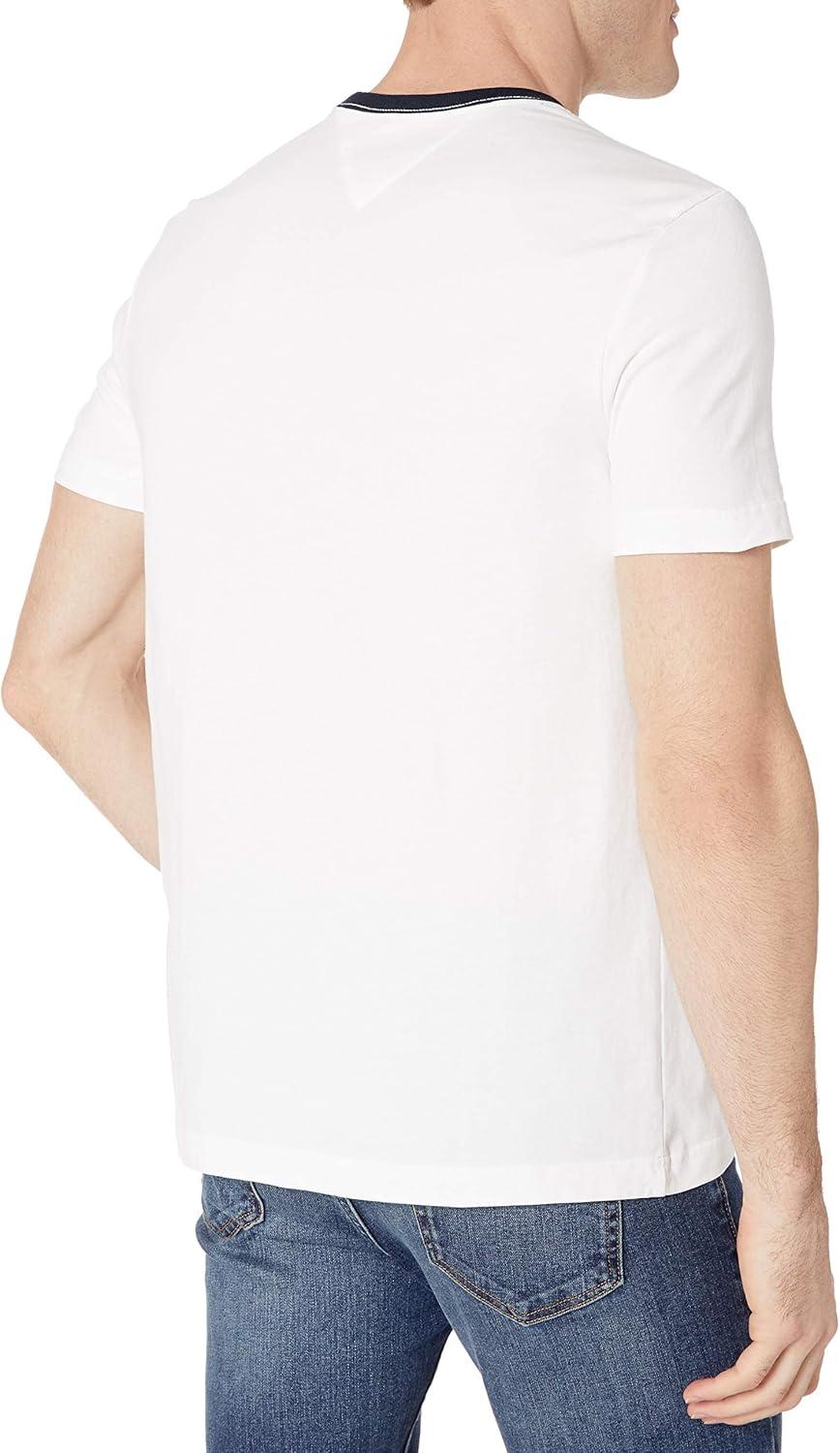imageTommy Hilfiger Mens M Script Tino Ss TeeBright White