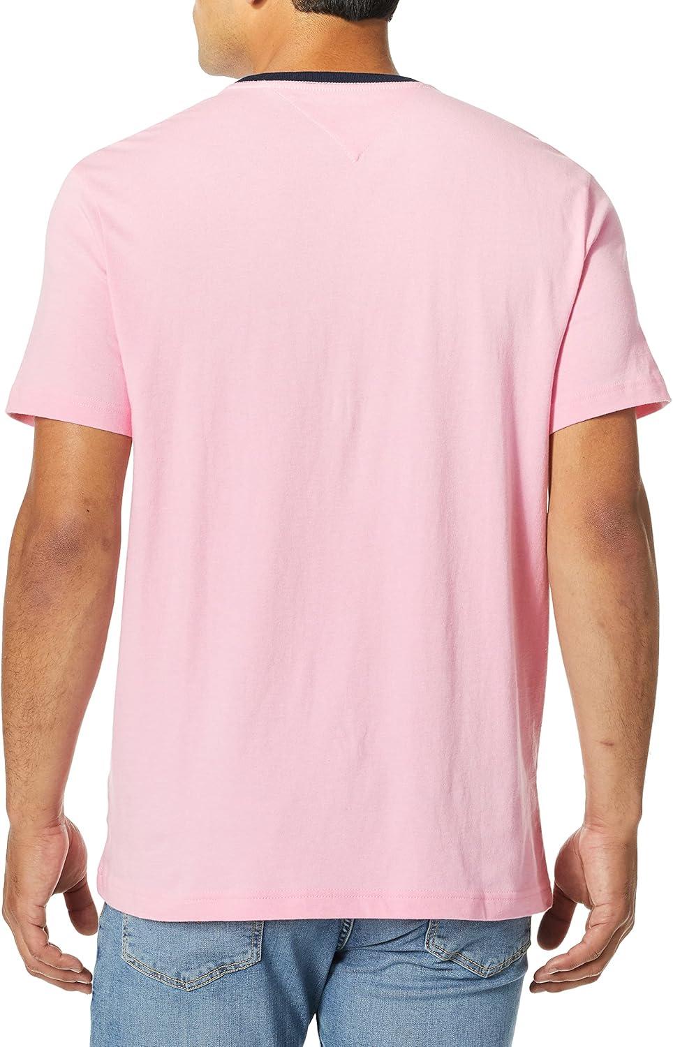 imageTommy Hilfiger Mens M Script Tino Ss TeeFluro Pink