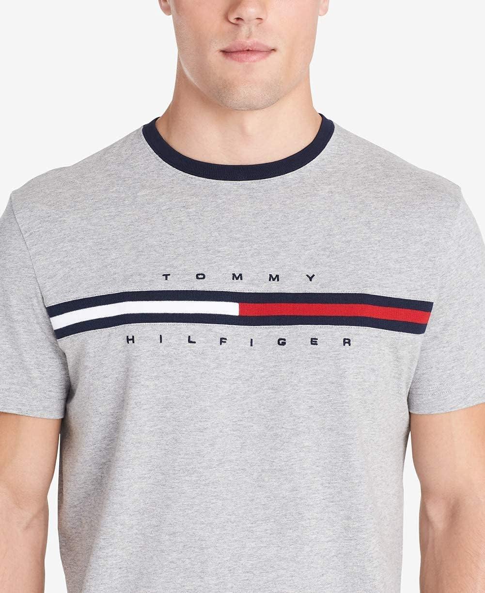 imageTommy Hilfiger Mens M Script Tino Ss TeeGrey Heather