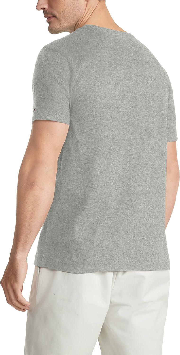 imageTommy Hilfiger Mens M Script Tino Ss TeeHeather Grey