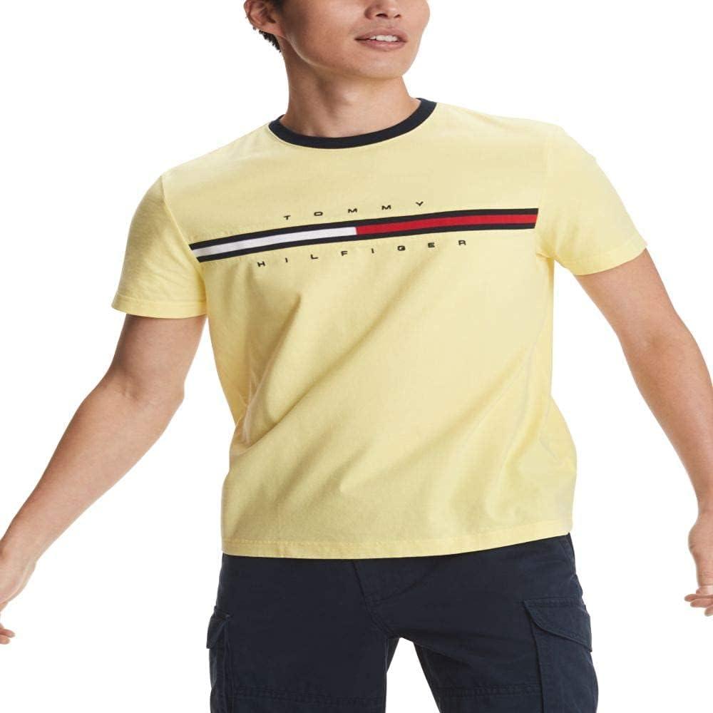 imageTommy Hilfiger Mens M Script Tino Ss TeeLimelight