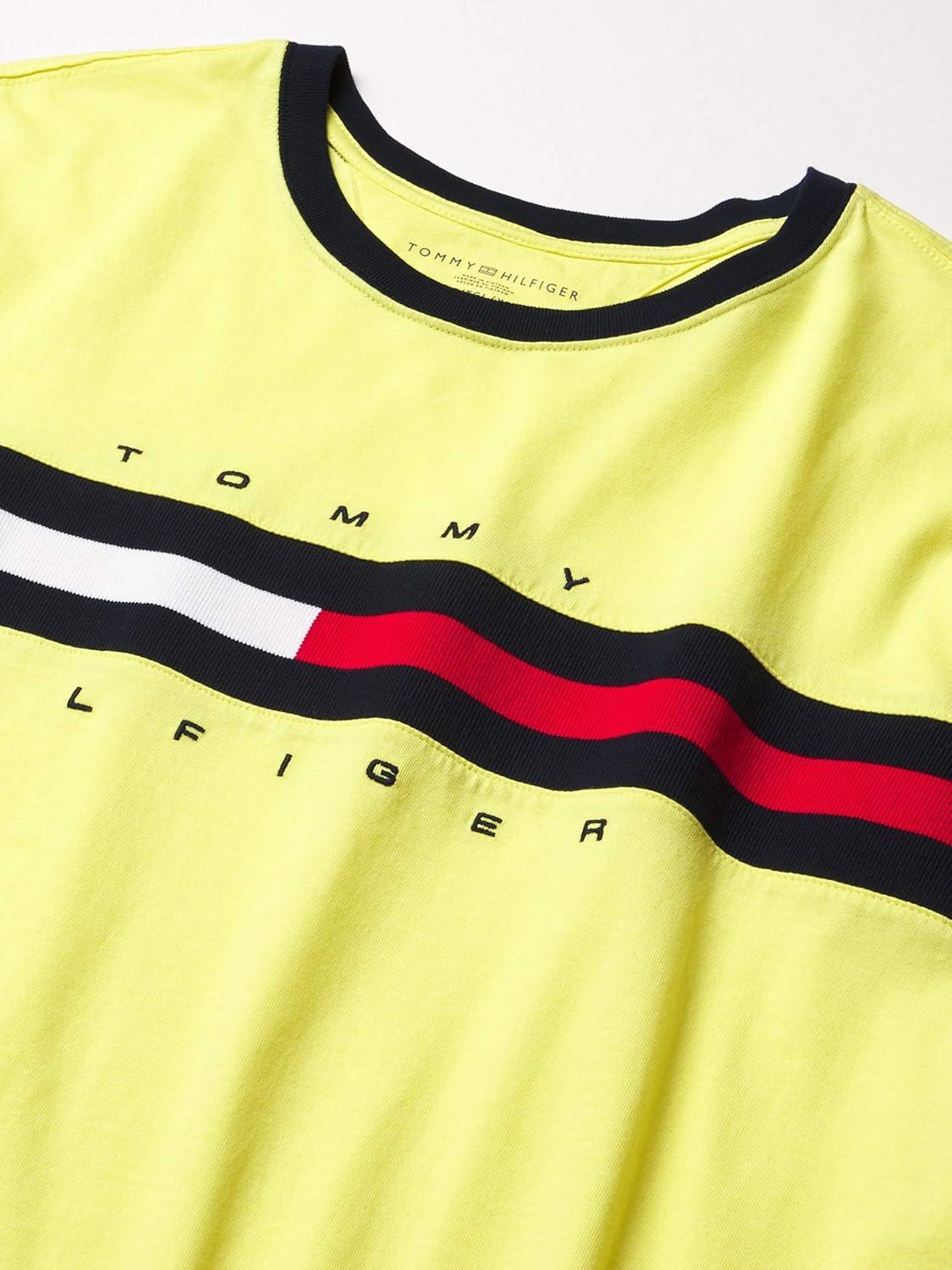 imageTommy Hilfiger Mens M Script Tino Ss TeeLimelight
