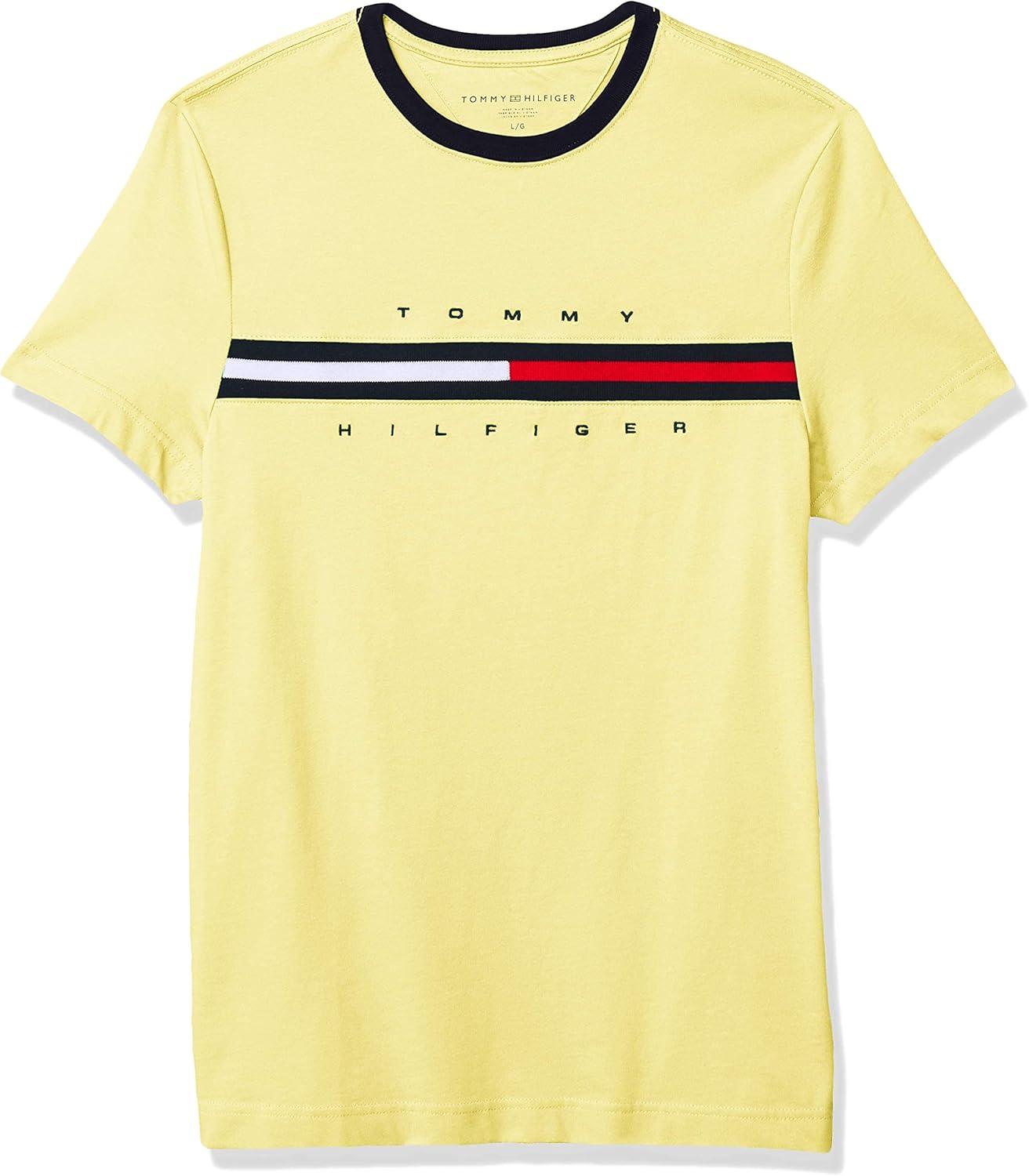 imageTommy Hilfiger Mens M Script Tino Ss TeeLimelight