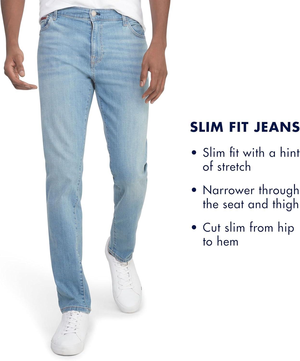 imageTommy Hilfiger Mens M Tj Adam SlimMedium Rinse