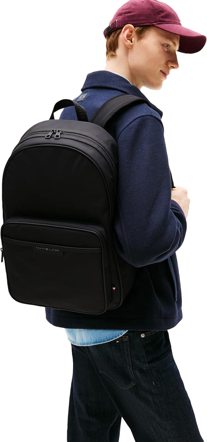 imageTommy Hilfiger Mens Repreve Backpack SPACE BLUE One SizeBlack