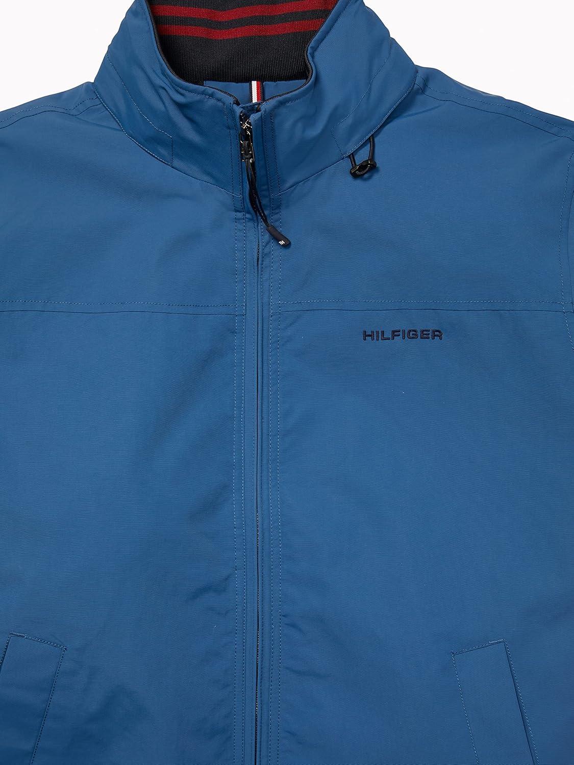 imageTommy Hilfiger Mens Seated Fit Regatta Jacket with Magnetic ZipperAthletic Blue