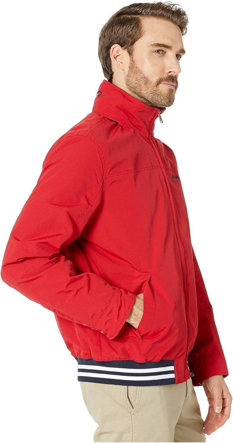 imageTommy Hilfiger Mens Seated Fit Regatta Jacket with Magnetic ZipperRacing Red