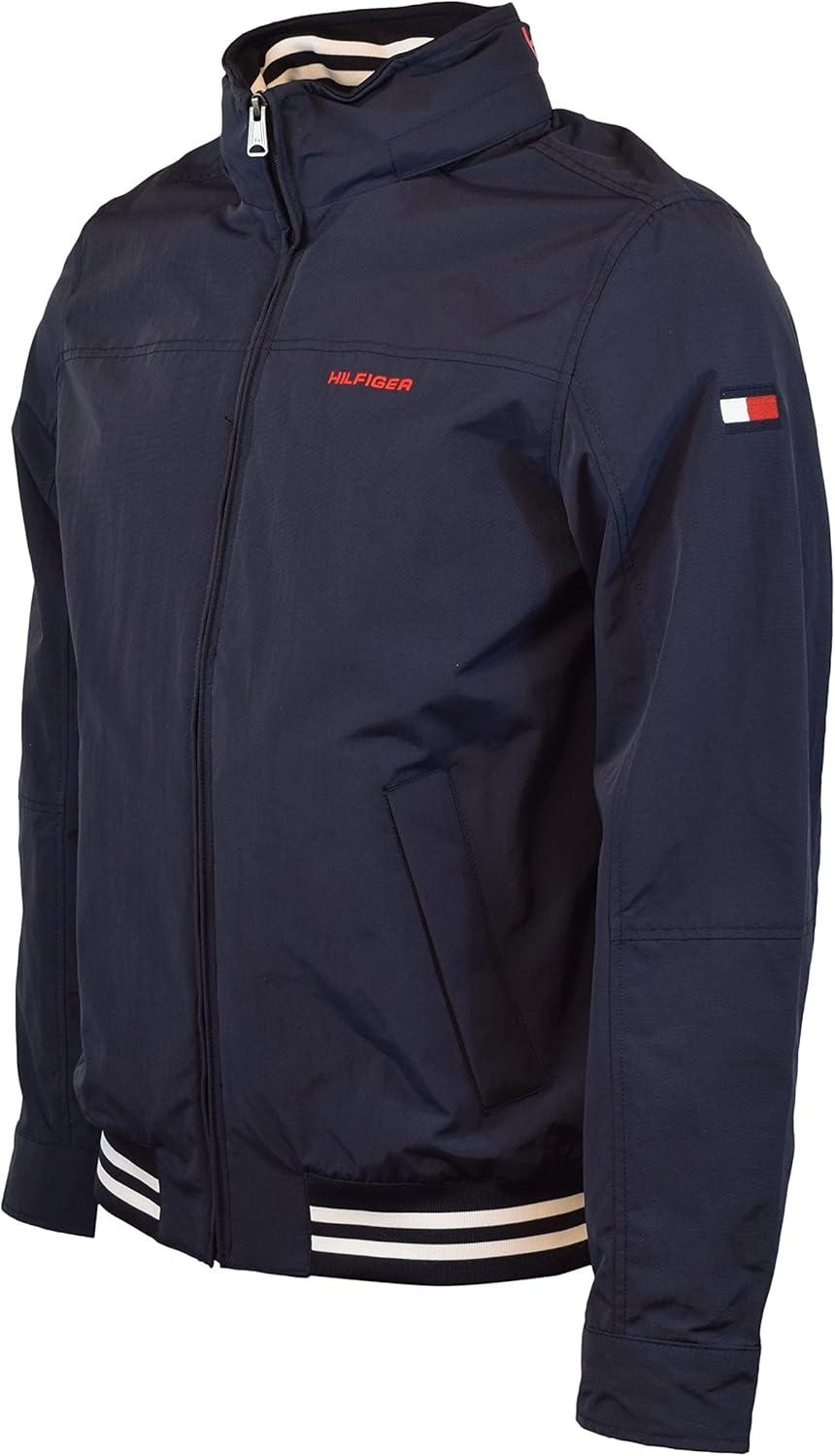 imageTommy Hilfiger Mens Seated Fit Regatta Jacket with Magnetic ZipperSailor Navy