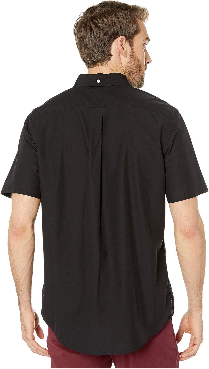 imageTommy Hilfiger Mens Short Sleeve ButtonDown ShirtBlack