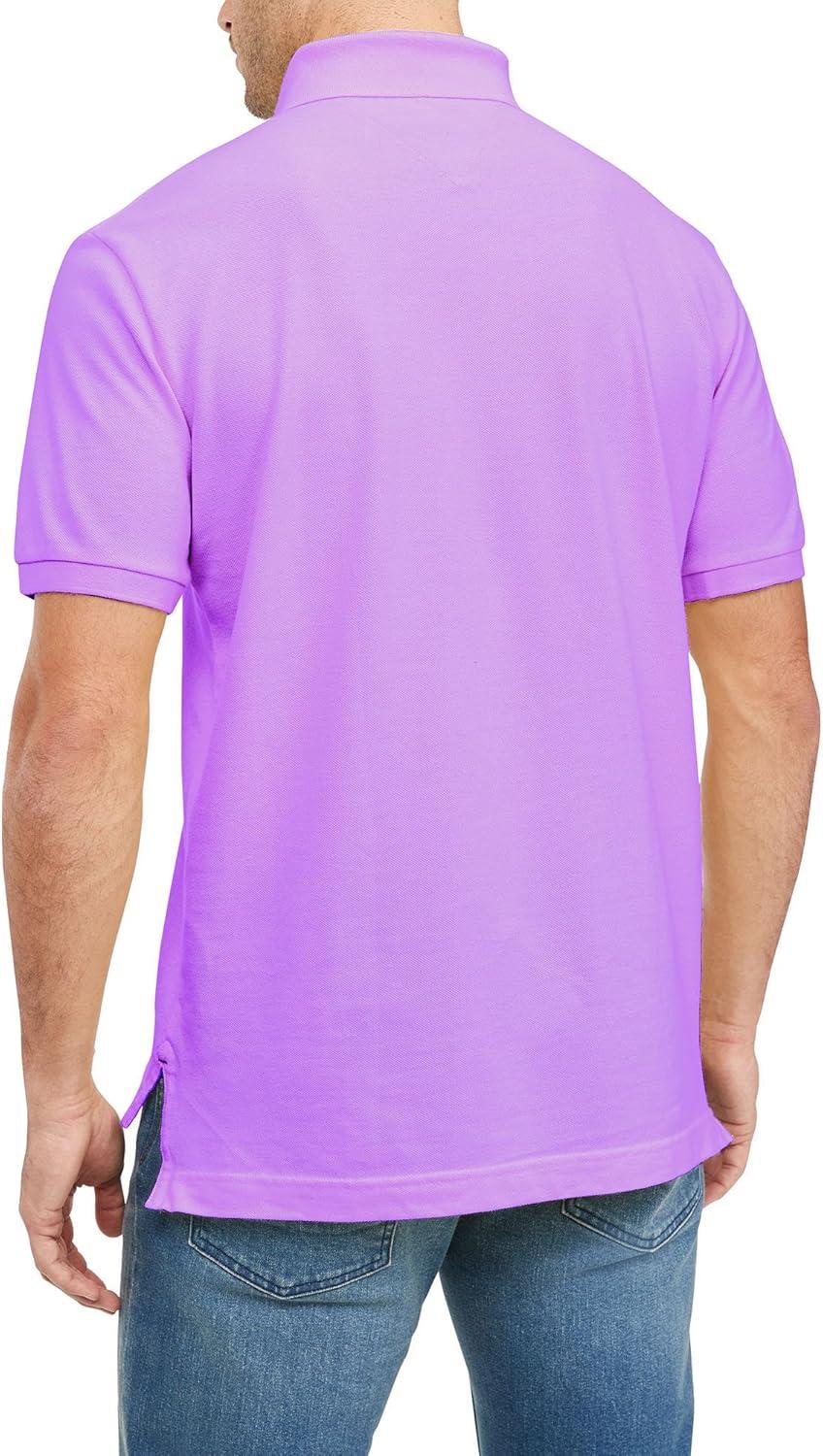 imageTommy Hilfiger Mens Short Sleeve Cotton Pique Polo Shirt in Regular FitAfrican Violet