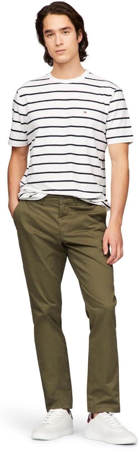 imageTommy Hilfiger Mens Short Sleeve Dry Fit and Moisture Wicking TShirtsDesert SkyWhite