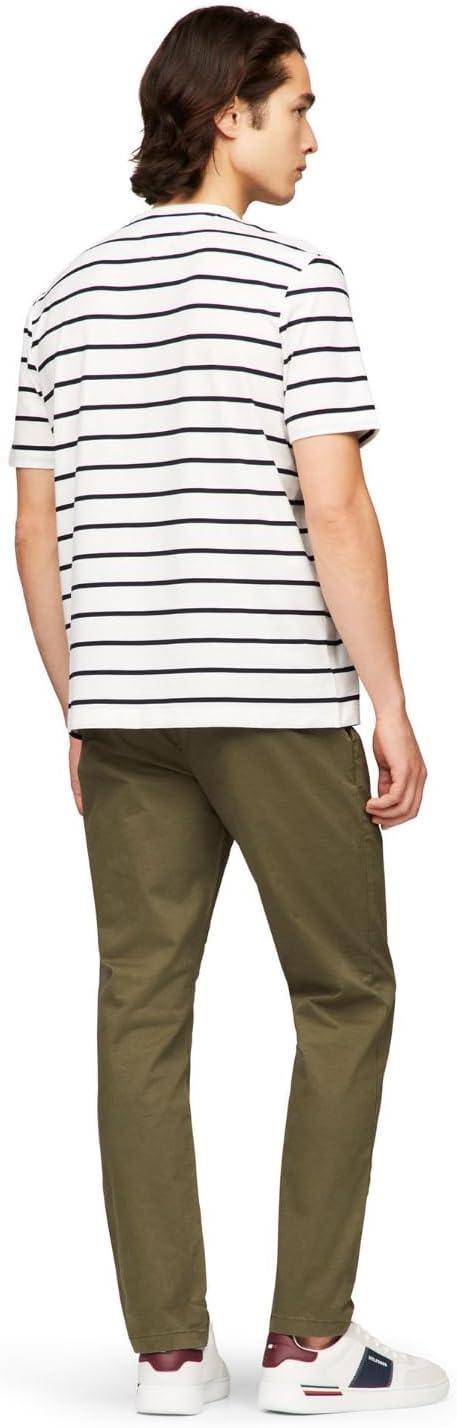 imageTommy Hilfiger Mens Short Sleeve Dry Fit and Moisture Wicking TShirtsDesert SkyWhite