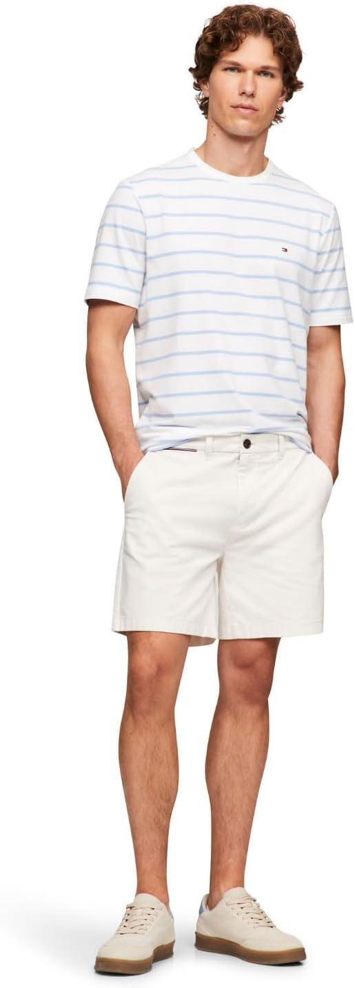 imageTommy Hilfiger Mens Short Sleeve Dry Fit and Moisture Wicking TShirtsVessel BlueWhite