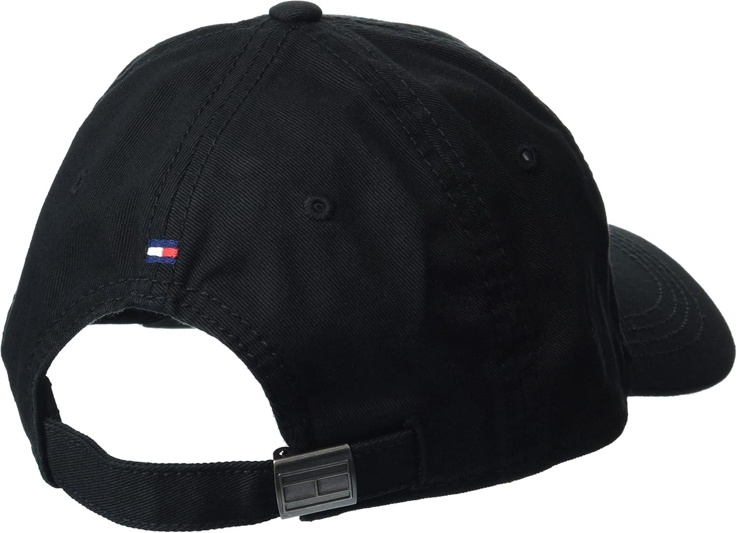 imageTommy Hilfiger Mens Signature Adjustable Baseball CapTh Deep Black