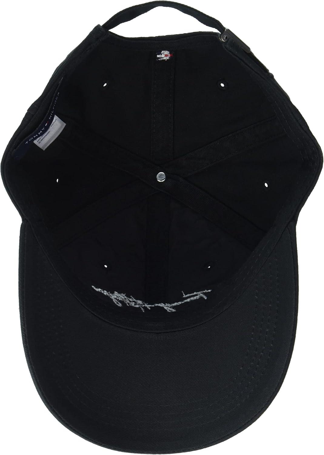 imageTommy Hilfiger Mens Signature Adjustable Baseball CapTh Deep Black