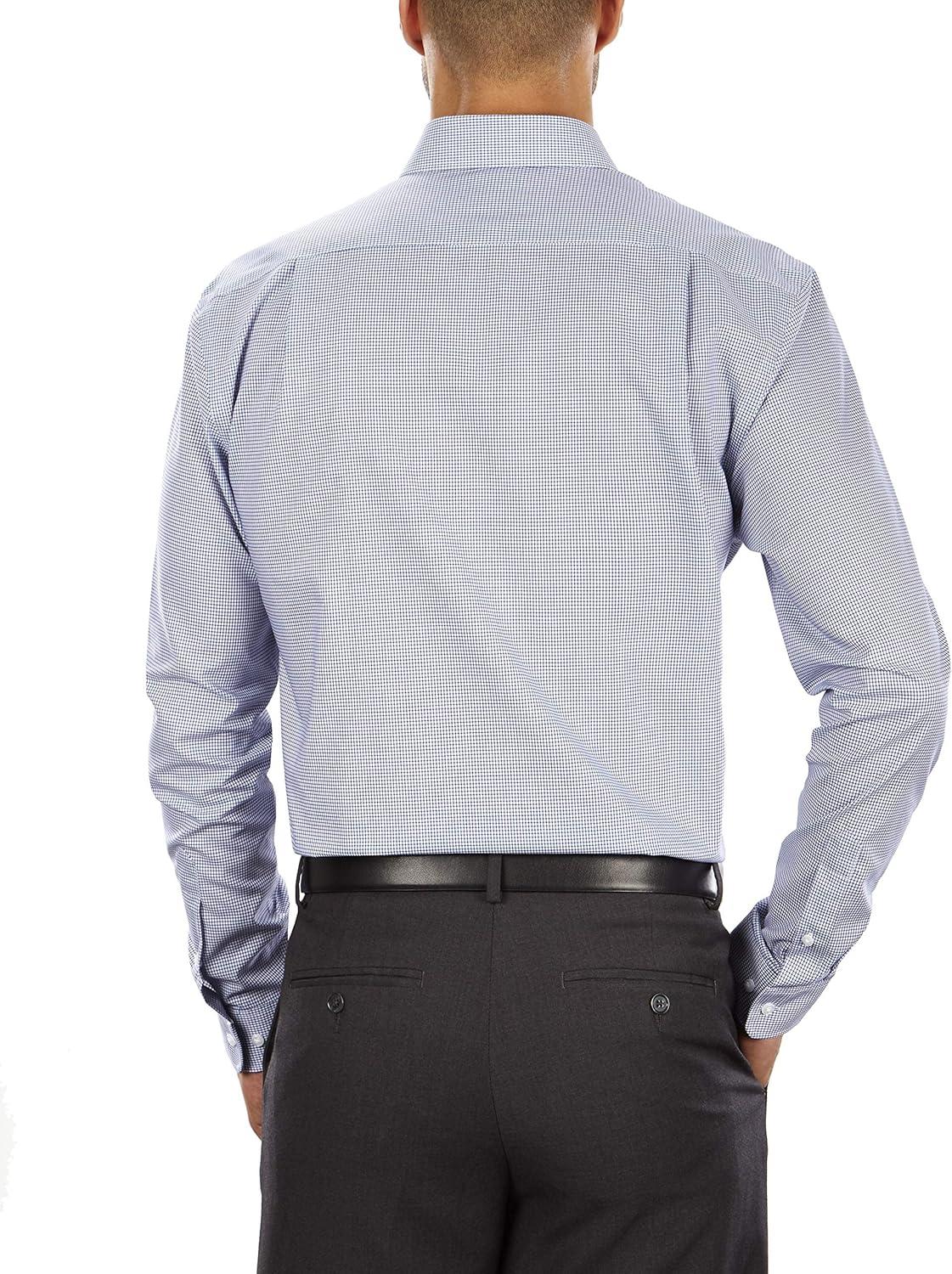 imageTommy Hilfiger Mens Slim Fit Non Iron Gingham Dress ShirtOcean