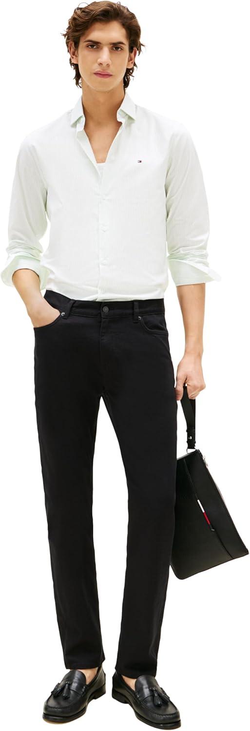 imageTommy Hilfiger Mens Slim Fit Stretch Jeans for MenBlack