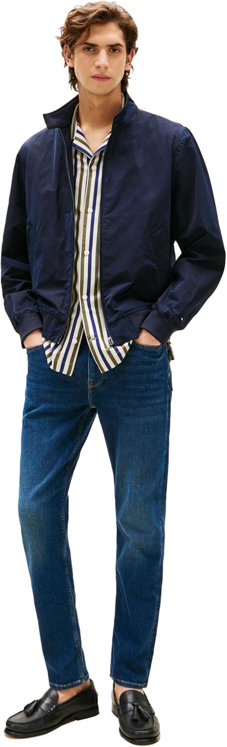 imageTommy Hilfiger Mens Slim Fit Stretch Jeans for MenDark Indigo