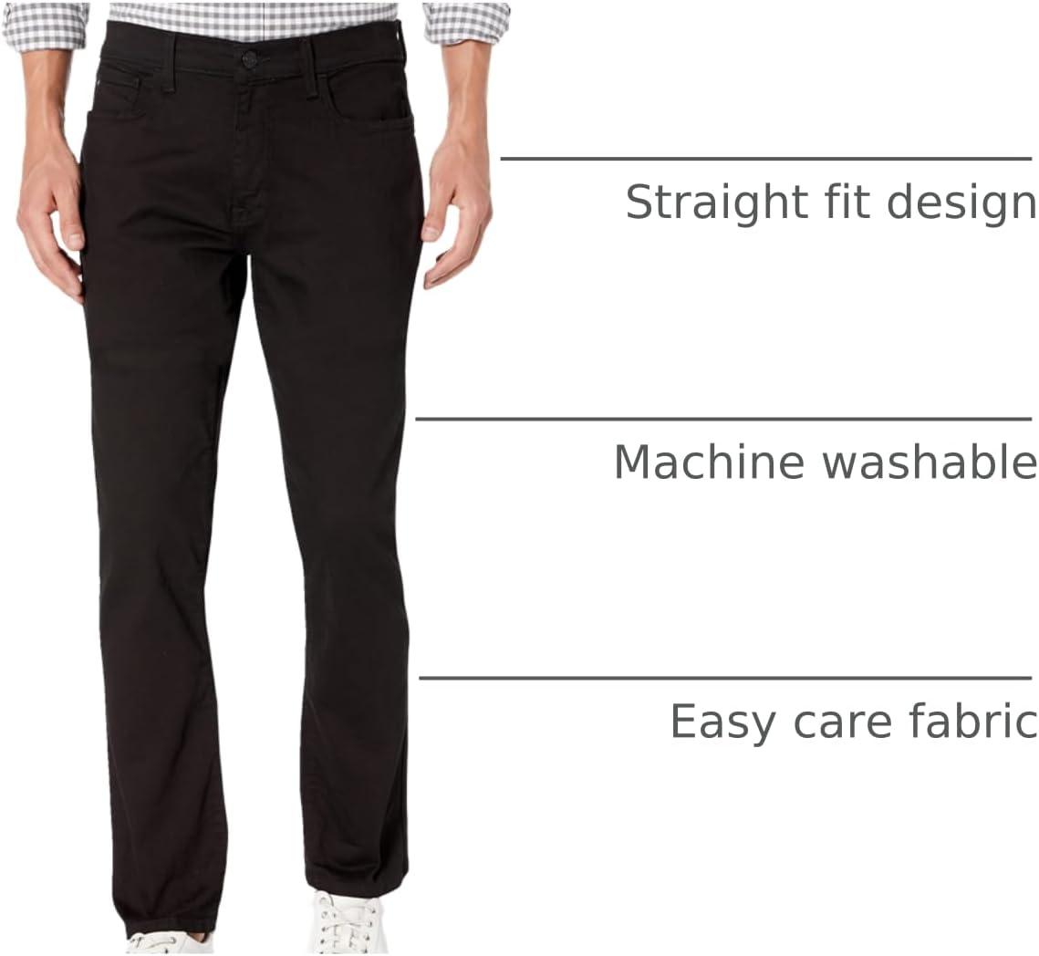 imageTommy Hilfiger Mens Straight Fit Stretch JeansBlack