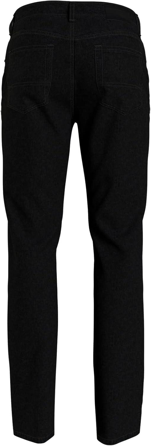 imageTommy Hilfiger Mens Straight Fit Stretch JeansBlack Denim