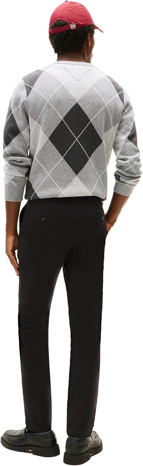 imageTommy Hilfiger Mens Stretch Cotton Chino Pants in Slim FitBlack