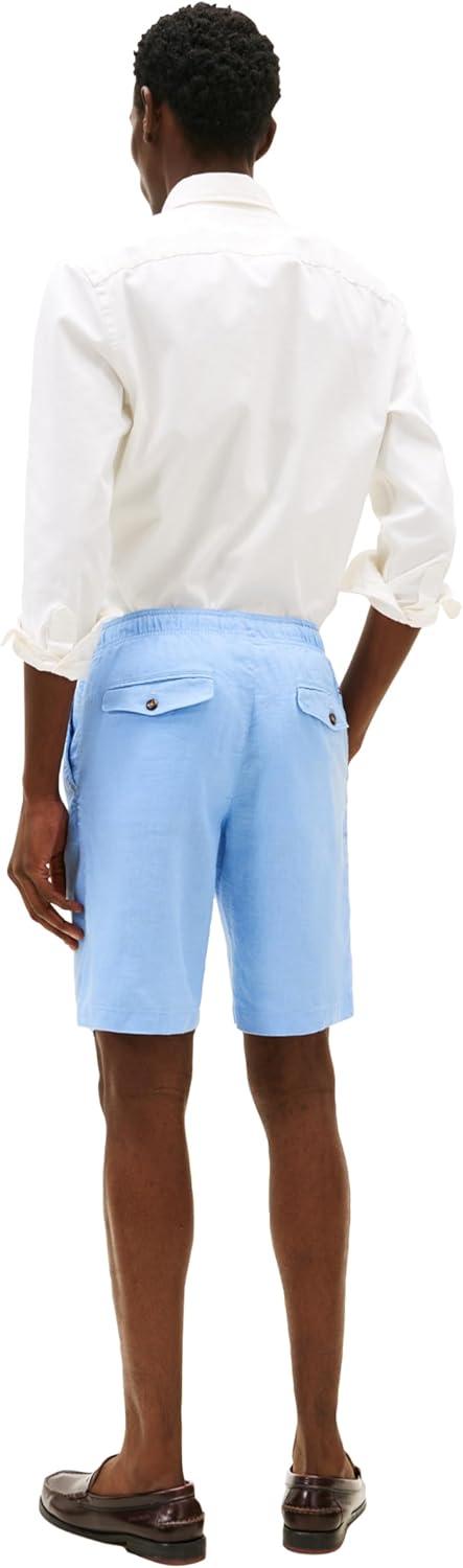 imageTommy Hilfiger Mens Summer Linen Shorts 10 Inch in Relaxed FitCloudy Blue