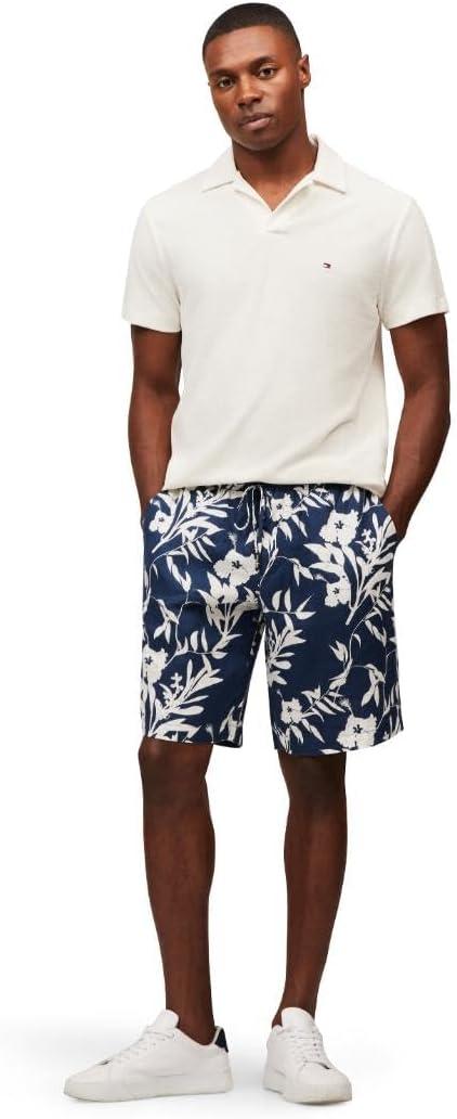 imageTommy Hilfiger Mens Summer Linen Shorts 10 Inch in Relaxed FitNight Sky